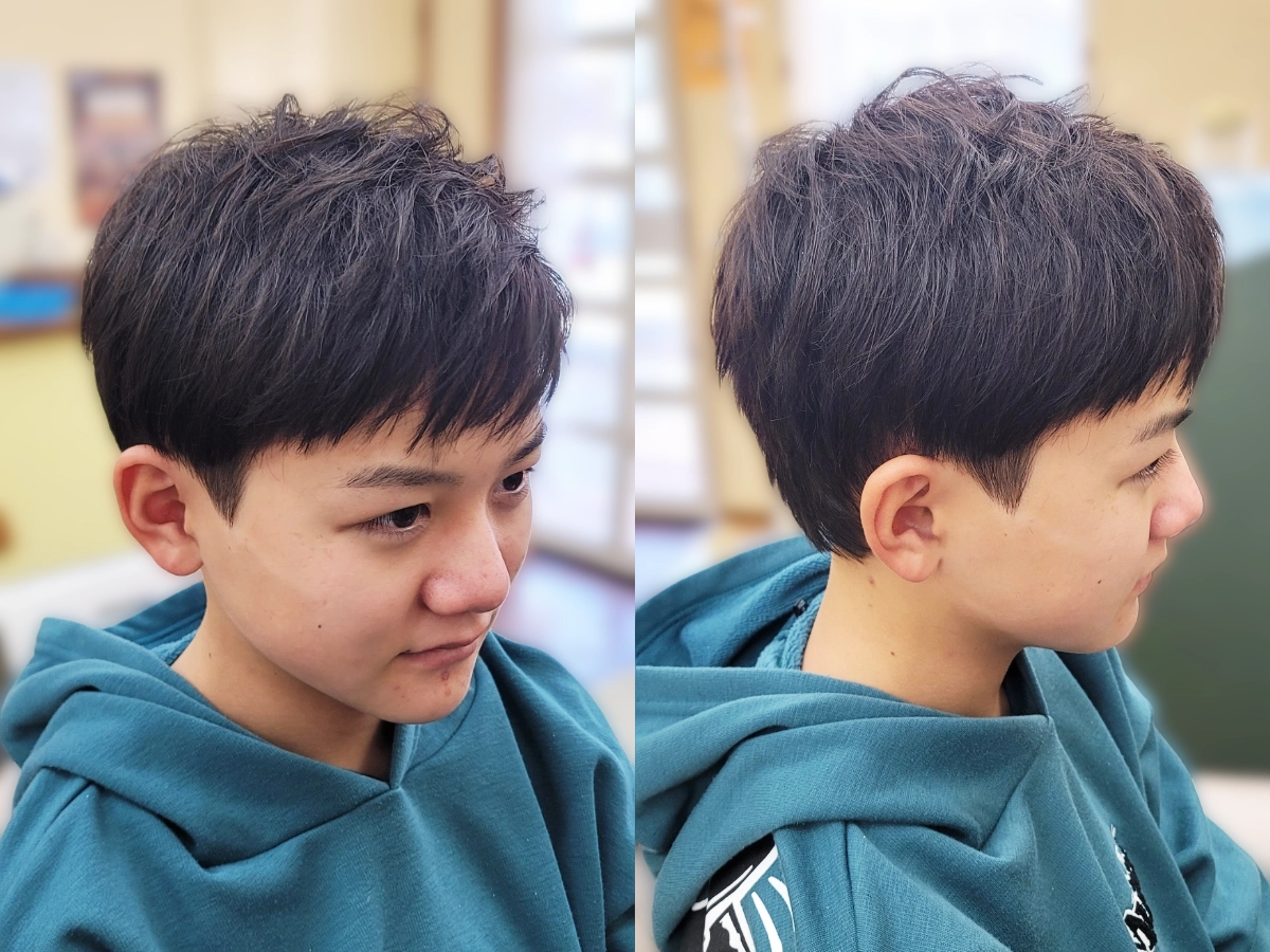 和歌山・海南のキッズカット施術例